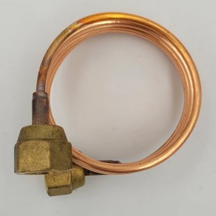Łącznik ciśnieniowy kapilara z nakrętkami 1/4" 1m